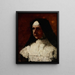 Study of a Nun - Olga Boznańska — framed artwork on a wall