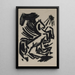 Ilustración de caballo sin título de Explodity - Olga Vladimirovna Rozanova — cuadro enmarcado en la pared