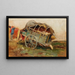 Carro de heno - Olga Wisinger-Florian — cuadro enmarcado en la pared