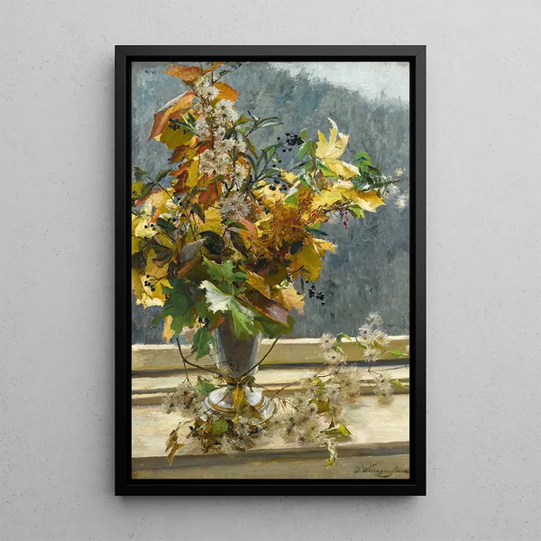 Folaje de otoño - Olga Wisinger-Florian — cuadro enmarcado en la pared