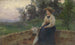 En pensamiento - Olga Wisinger-Florian — vista de la obra