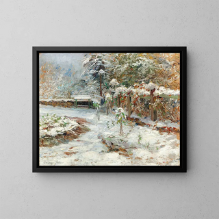 Olga WisingerFlorian - October snow motiv from the garden of castle Hartenstein.webp