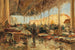 El mercado de pescado en Venecia (conflicto de caja) - Olga Wisinger-Florian — vista de la obra