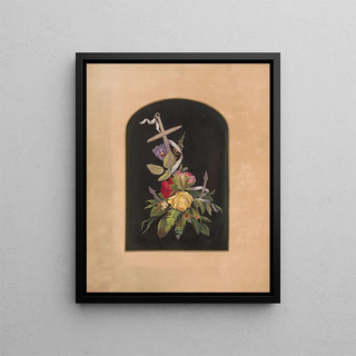 Olive E Whitney - Anchor and flowers no 1.webp