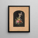 Anchor and Flowers No.2 - Olive E. Whitney — framed artwork on a wall