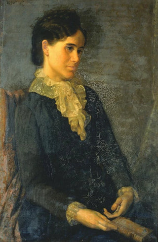 Oliver Ingraham Lay - Hester Marian Wait Lay Portrait of the Artists Wife.webp