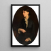 Retrato de Fidelia Bridges - Oliver Ingraham Lay — cuadro enmarcado en la pared