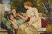 Conversación en el jardín - Oliver Rhys — vista de la obra