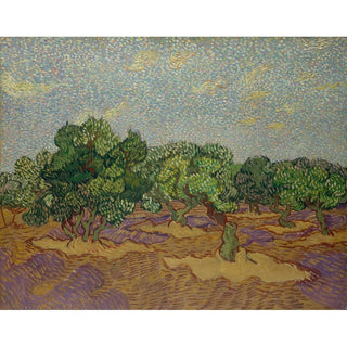 Oliviers - Vincent van Gogh | Reproduction Tableau Décoration murale affiche copie