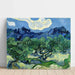 Reproduction of the painting Olive Trees with the Alpilles in the Background - Vincent Van Gogh