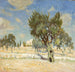 Olivos cerca de Jerusalén - Abraham Neuman — vista de la obra