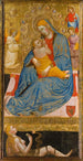 La Virgen de la humildad con la Tentación de Eva - Olivuccio di Ciccarello — vista de la obra
