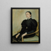 Retrato de Mathilda Wrede - Olof Arenius — cuadro enmarcado en la pared