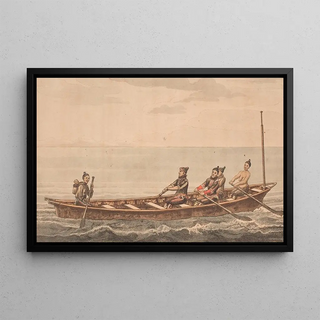 Oluf Olufsen Bagge - Konebd Illustration til WA Graah Undersgelsesrejse til stkysten af Grnland.webp