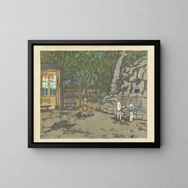 Zoo de Ueno - Onchi Kōshirō — cuadro enmarcado en la pared