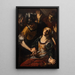 La Mort de Lucrèce - Orazio Borgianni — framed artwork on a wall