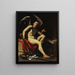 L'amour triomphe de tout - Orazio Riminaldi — framed artwork on a wall