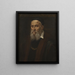 Portrait of Titian - Orlando Flacco — framed artwork on a wall