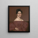 Retrato de Eliza C. Ayres - Orlando Hand Bears — cuadro enmarcado en la pared