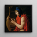 Orfeo en la tumba de Eurídice - Johann Peter Krafft — cuadro enmarcado en la pared