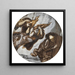 Orpheus Pursued by Furies - Sir Edward Coley Burne-Jones — wall display of the artwork