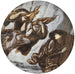 Orpheus Pursued by Furies - Sir Edward Coley Burne-Jones — displayed in an interior