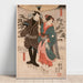 Reproduction of the painting Osayo and Genta - Utagawa Kuniyoshi