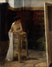 Modelo femenino en un estudio - Oscar Björck — vista de la obra