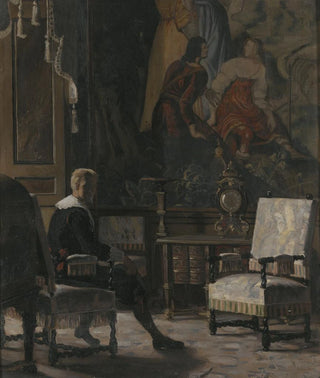 Oscar Bjrck - Gripsholm Palace interior from the Kings bedchamber.webp