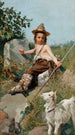 L'Enfance de Giotto - Oscar Pereira da Silva — artwork view