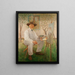 Autorretrato - Oscar Stenvall — cuadro enmarcado en la pared