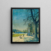the Schönbrunn Castle Park - Oskar Laske — framed artwork on a wall