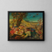 The Land of Delights - Oskar Laske — framed artwork on a wall