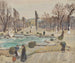 Invierno en Schönbrunn - Oskar Laske — vista de la obra