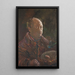 Autorretrato con loro - Oskar Laske — cuadro enmarcado en la pared