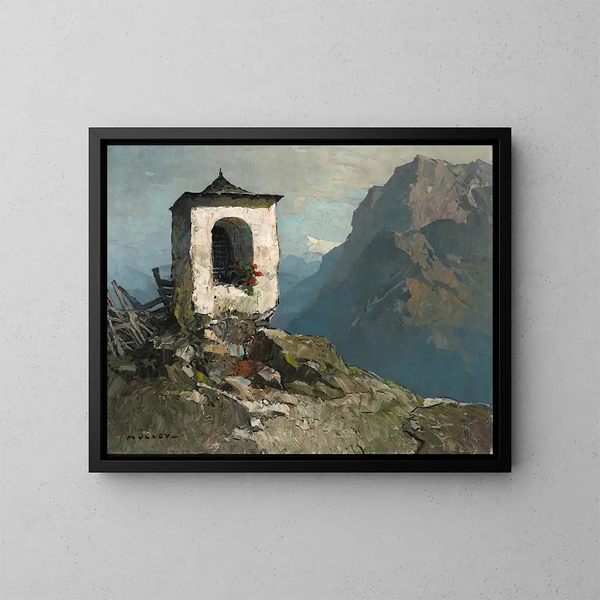 Oratorio de camino - Oskar Mulley — cuadro enmarcado en la pared