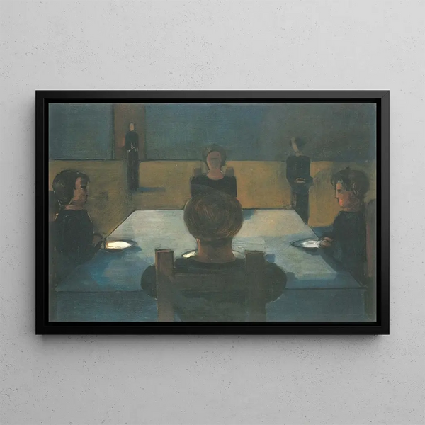 Dinner - Oskar Schlemmer — framed artwork on a wall