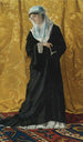 Una dama de Constantinople - Osman Hamdi Bey — vista de la obra