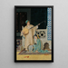 Two Musicians - Osman Hamdi Bey — framed artwork on a wall