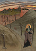 San Antón Abad en el desierto - Maestro de la Osservanza — vista de la obra