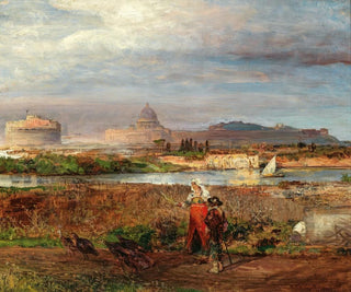 Oswald Achenbach - At the Gates of Rome.webp