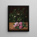 Roses et myrtes - Otto Didrik Ottesen — framed artwork on a wall