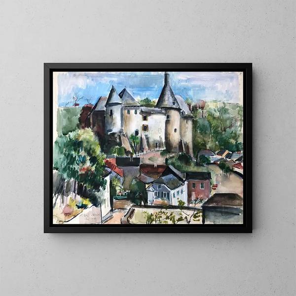 Clerf de Luxembourg - Otto Geigenberger — framed artwork on a wall