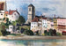 Wasserburg am Inn, parte de casas en el Inn - Otto Geigenberger — vista de la obra