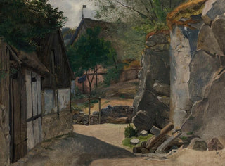 Otto Haslund - View of Gudhjem.webp