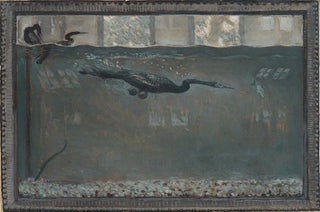 Otto Henry Bacher - Diving Cormorant.webp