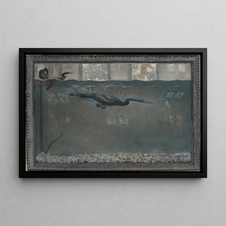Otto Henry Bacher - Diving Cormorant.webp