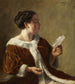 Dama con abrigo de piel - Otto Kirberg — vista de la obra