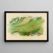 Landscape Study at Amden - Otto Meyer-Amden — framed artwork on a wall