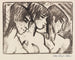 Tres chicas de perfil - Otto Mueller — vista de la obra
